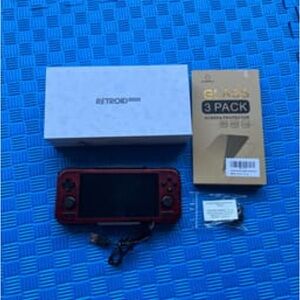 Retroid Handheld Gaming Console - Red and Black